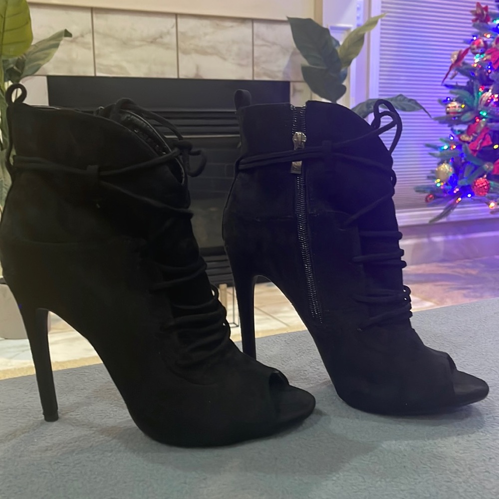 Black Bootie worn once size 9 from Miss Lola